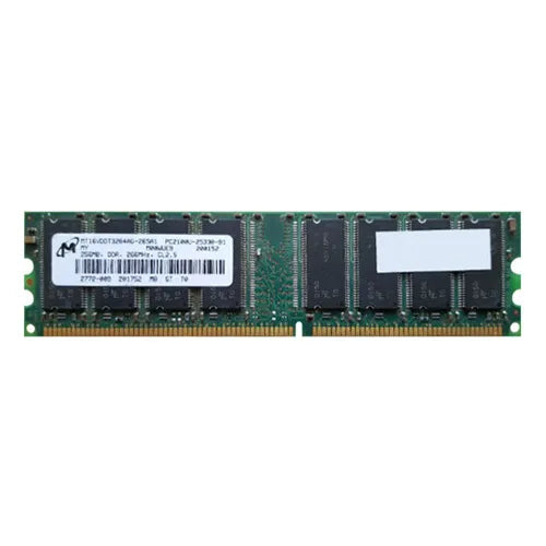 MT16VDDT3264AG-256A1 Micron 256MB DDR-266MHz PC2100 Non-ECC Unbuffered UDIMM CL2.5 2Rx8 2.5V 184-Pin Memory Module