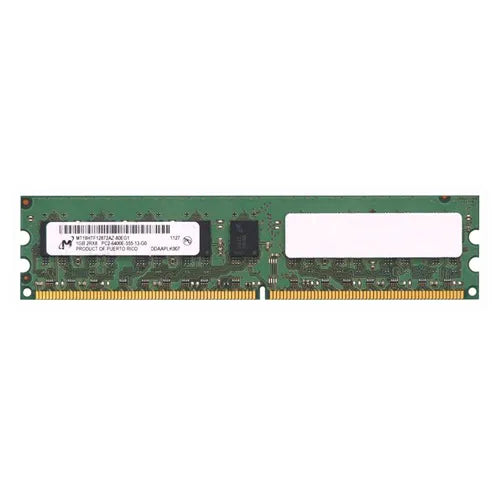 MT18HTF12872AZ-80EG1 Micron 1GB DDR2-800MHz PC2-6400 ECC Unbuffered UDIMM CL6 2Rx8 1.8V 240-Pin Memory Module