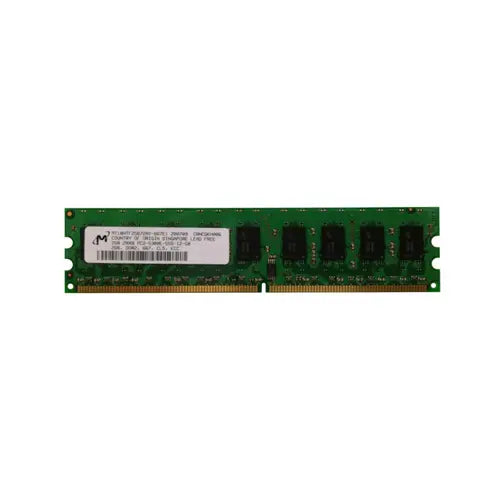 MT18HTF25672AY-667E1 - Micron Technology 2GB DDR2-667MHz PC2-5300 ECC Unbuffered CL5 240-Pin DIMM 1.8V Dual Rank Memory Module