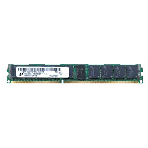 MT18JDF1G72PDZ-1G6D1HE Micron 8GB DDR3-1600MHz PC3-12800 ECC Registered VLP RDIMM CL11 2Rx8 1.5V 240-Pin Memory Module