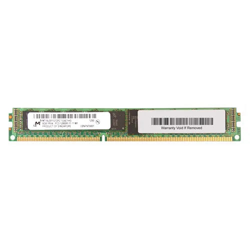 MT18JDF1G72PZ-1G6E1HG Micron 8GB DDR3-1600MHz PC3-12800 ECC Registered VLP RDIMM CL11 1Rx4 1.5V 240-Pin Memory Module