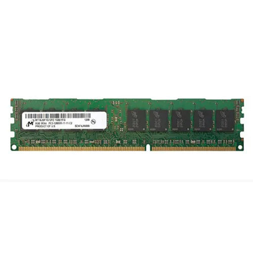 MT18JSF1G72PZ-1G6D1FG Micron 8GB DDR3-1600MHz PC3-12800 ECC Registered RDIMM CL11 1Rx4 1.5V 240-Pin Memory Module