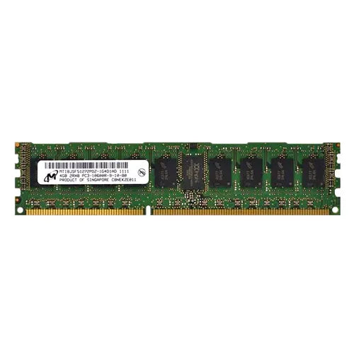 MT18JSF51272PDZ-1G4D1AD Micron 4GB DDR3-1333MHz PC3-10600 ECC Registered RDIMM CL9 2Rx8 1.5V 240-Pin Memory Module