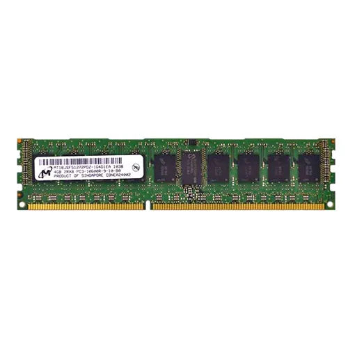 MT18JSF51272PDZ-1G4D1EA Micron 4GB DDR3-1333MHz PC3-10600 ECC Registered RDIMM CL9 2Rx8 1.5V 240-Pin Memory Module