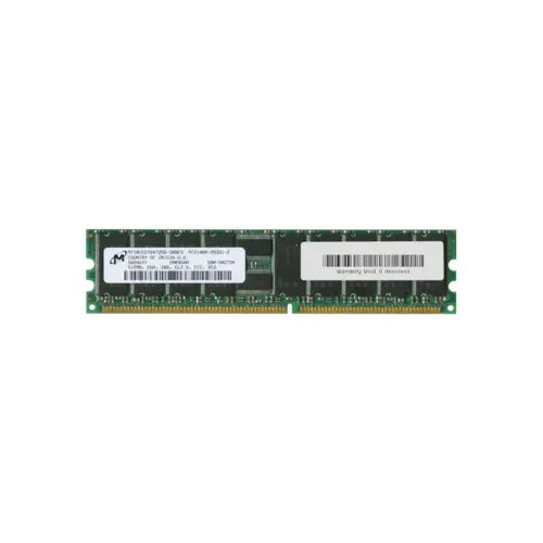 MT18VDDT6472DG-265C3 - Micron 512MB DDR-266MHz PC2100 ECC Registered CL2.5 184-Pin DIMM Memory Module