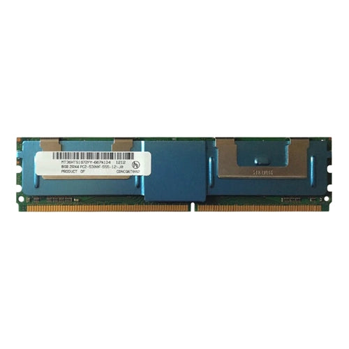 MT36HTS1G72FY-667 Micron 8GB DDR2-667MHz PC2-5300 ECC Fully Buffered FB-DIMM CL5 2Rx4 1.8V 240-Pin Memory Module