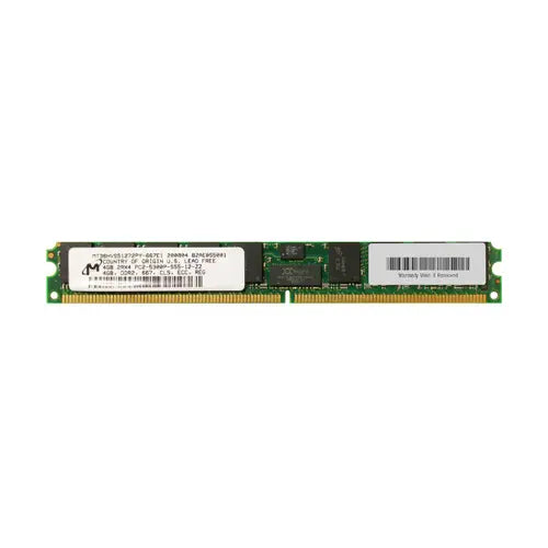 MT36HVS51272PY-667E1 - Micron 4GB DDR2-667MHz PC2-5300 ECC Registered CL5 240-Pin DIMM Dual Rank VPL Memory Module