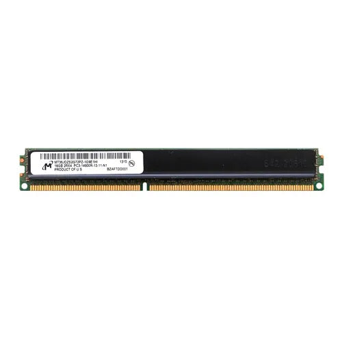 MT36JDZS2G72PZ-1G9E1HI Micron 16GB DDR3-1866MHz PC3-14900 ECC Registered VLP RDIMM CL13 2Rx4 1.5V 240-Pin Memory Module