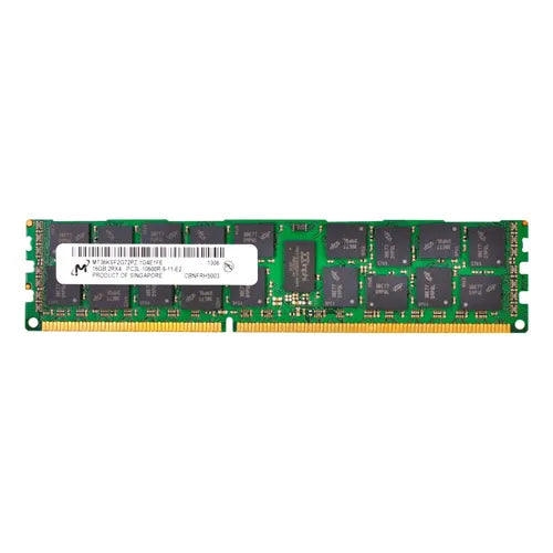 MT36KSF2G72PZ-1G4E1FE Micron 16GB DDR3-1333MHz PC3-10600 ECC Registered RDIMM CL9 2Rx4 1.35V 240-Pin Memory Module