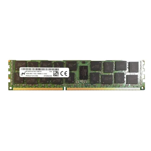 MT36KSF2G72PZ-1G6E1FF Micron 16GB DDR3-1600MHz PC3-12800 ECC Registered RDIMM CL11 2Rx4 1.35V 240-Pin Memory Module