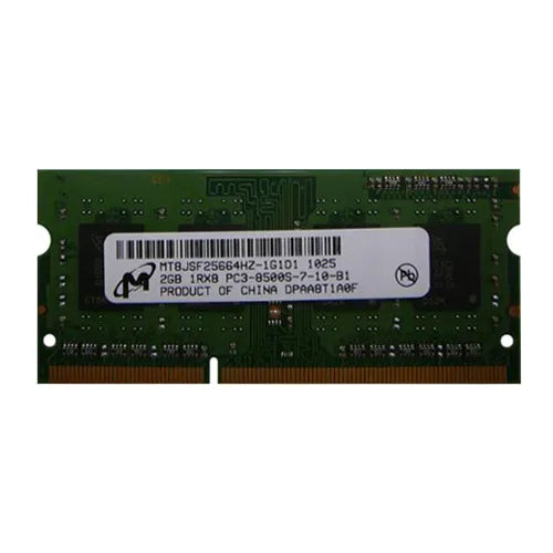 MT8JSF25664HZ-1G1D1 Micron 2GB DDR3-1066MHz PC3-8500 Non-ECC Unbuffered SODIMM CL7 1Rx8 1.5V 204-Pin Memory Module