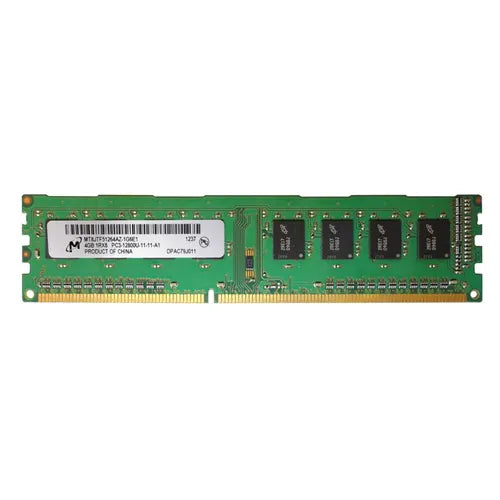MT8JTF51264AZ-1G6E1 Micron 4GB DDR3-1600MHz PC3-12800 Non-ECC Unbuffered UDIMM CL11 1Rx8 1.5V 240-Pin Memory Module