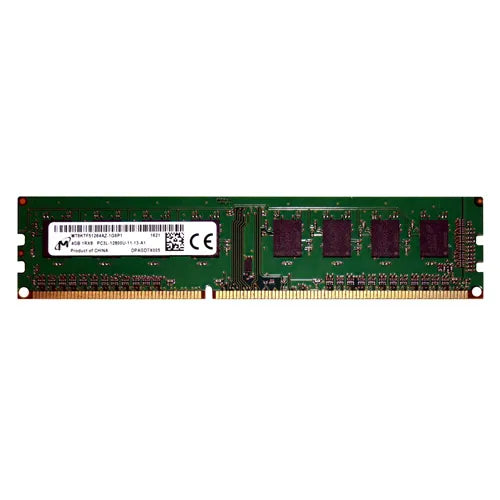 MT8KTF51264AZ-1G6P1 Micron 4GB DDR3-1600MHz PC3-12800 Non-ECC Unbuffered UDIMM CL11 1Rx8 1.35V 240-Pin Memory Module