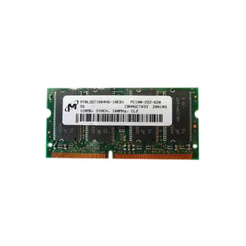 MT8LSDT1664HG-10EB1 - Micron 128MB 100MHz PC100 non-ECC Unbuffered CL2 144-Pin SoDimm Dual Rank Memory Module
