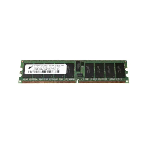 MT9HTF6472Y-40EA1 - Micron 512MB DDR2-400MHz PC2-3200 ECC Registered CL3 240-Pin DIMM Single Rank Memory Module
