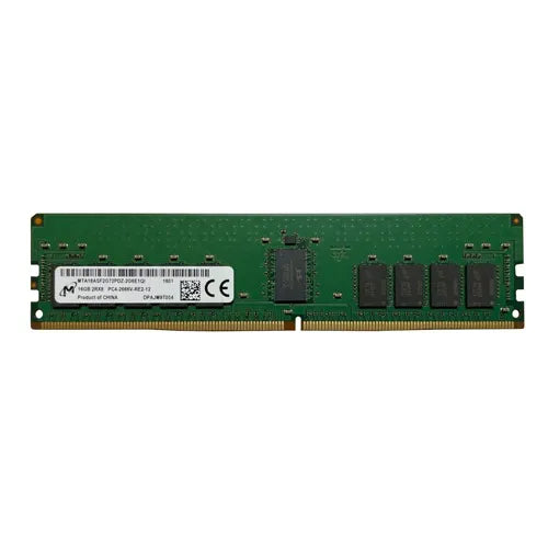 MTA18ASF2G72PDZ-2G6E1 Micron 16GB DDR4-2666MHz PC4-21300 ECC Registered RDIMM CL19 2Rx8 1.2V 288-Pin Memory Module