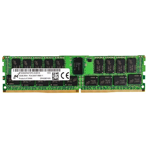 MTA36ASF4G72PZ-2G3B1IK Micron 32GB DDR4-2400MHz PC4-19200 ECC Registered RDIMM CL17 2Rx4 1.2V 288-Pin Memory Module
