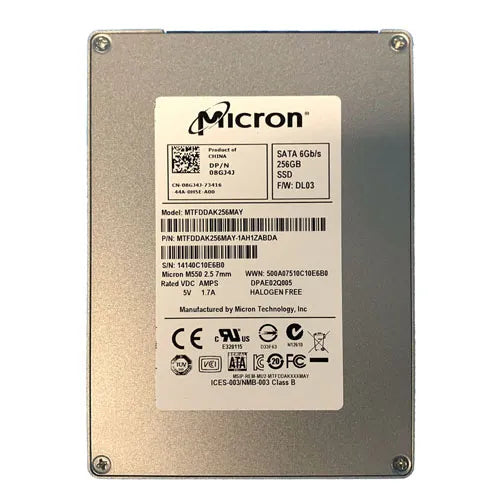 MTFDDAK256MAY-1AH1ZABDA Micron M550 256GB Multi-Level Cell SATA 6Gb/s (SED) 2.5-Inch Solid State Drive
