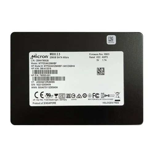 MTFDDAK256MBF Micron M600 256GB Multi-Level Cell SATA 6Gb/s NAND Flash 2.5-Inch Solid State Drive