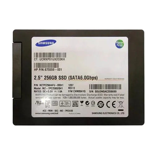 MZ-7PC2560/0H1 Samsung PM830 Series 256GB Multi-Level Cell SATA 6Gb/s 2.5-Inch Solid State Drive