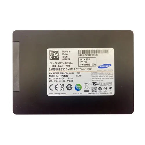 MZ-7PD128D Samsung SM841n Series 128GB Multi-Level Cell SATA 6Gb/s 2.5-Inch Solid State Drive