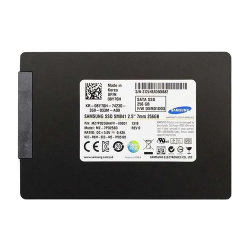 MZ-7PD256D Samsung SM841 Series 256GB Multi-Level Cell SATA 6Gb/s 2.5-Inch Solid State Drive