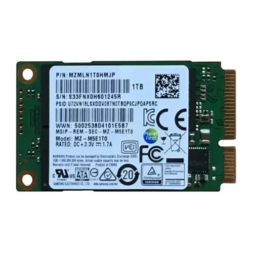 MZ-M5E1T0BW Samsung 850 EVO Series 1TB Triple-Level Cell SATA 6Gb/s mSATA Solid State Drive