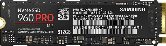MZ-V6P512BW - Samsung 512GB M.2 2280 MLC PCIe NVMe SSD