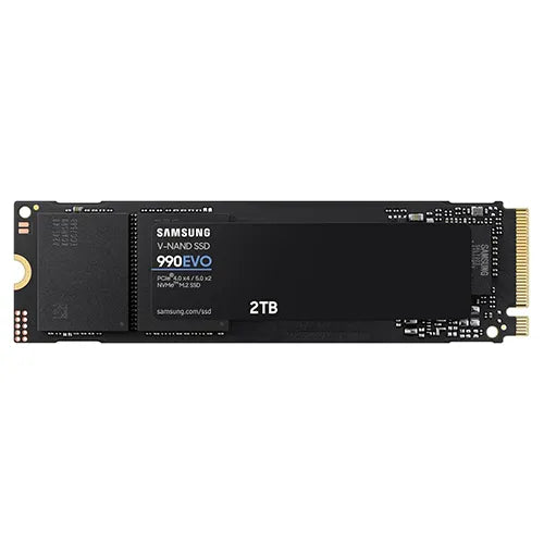 MZ-V9E2T0B Samsung 990 EVO 2TB Triple-Level Cell PCIe 5.0 x2 M.2 2280 Solid State Drive