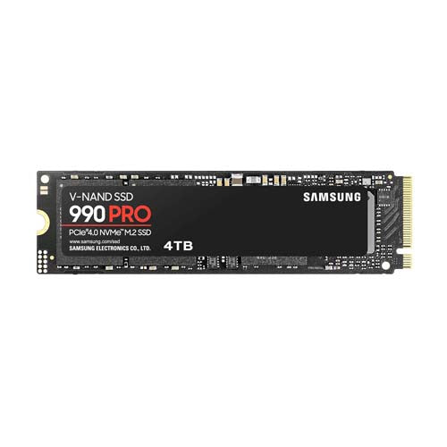 MZ-V9P4T0B/AM Samsung 990 PRO 4TB Triple-Level Cell PCIe NVMe 4.0 x4 M.2 2280 Solid State Drive (New left in stock)