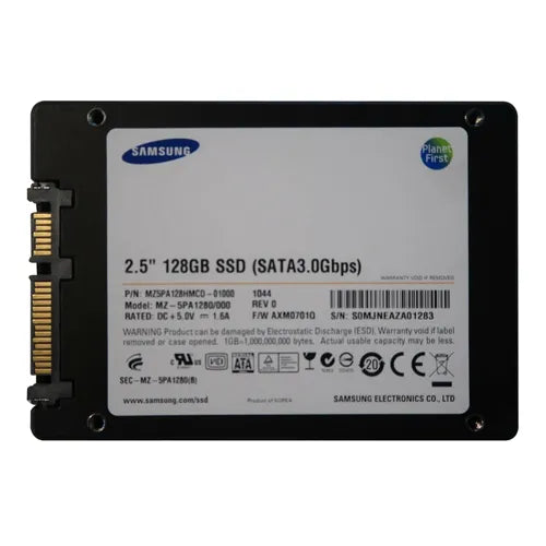 MZ5PA128HMCD-01000 Samsung 470 Series 128GB Multi-Level Cell SATA 3Gb/s 2.5 -Inch Solid State Drive
