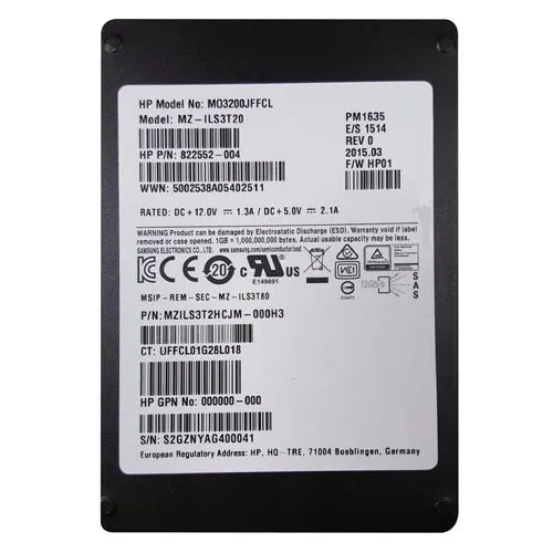 MZILS3T2HCJM-000H3 Samsung PM841 Series 256GB Triple-Level Cell SATA 6Gb/s 2.5-Inch Solid State Drive