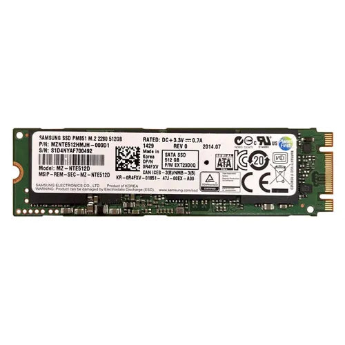 MZNTE512HMJH-000D1 Samsung PM851 Series 512GB Triple-Level-Cell SATA 6Gb/s M.2 2280 Solid State Drive