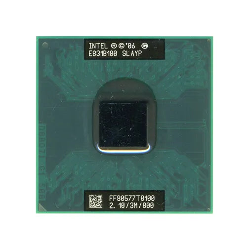 N385D Dell 2.10GHz 800MHz FSB 3MB L2 Cache Socket PGA478 Intel Core 2 Duo T8100 Dual-Core Processor