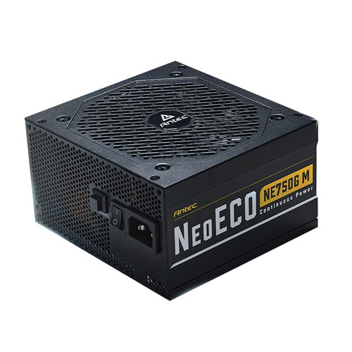 NE750GM Antec 750-Watts 100-240V AC 10A 50-60Hz 24-Pin ATX 80-Plus Gold Modular Power Supply