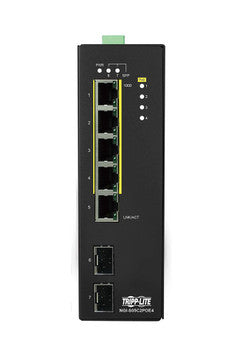 Tripp Lite - NGI-S05C2POE4 - Ethernet Switch - 5 Ports - Manageable - Gigabit Ethernet - 10/100/1000Base-T 100Base-FX 1000Base-X 1000Base-SX/LX - TAA Compliant - 2 Layer Supported - Modular - 2 SFP