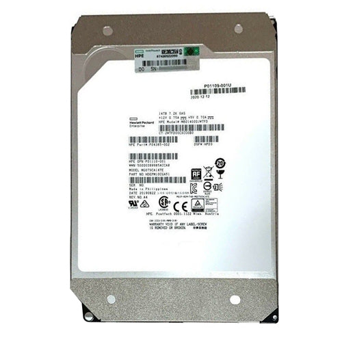 P01110-001 HP 4TB 7200RPM SAS 12Gb/s 3.5-Inch Hard Drive