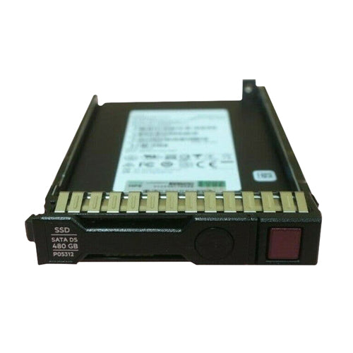 P05312-001 HP 480GB Triple-Level Cell SATA 6Gb/s Read Intensive 2.5-Inch Solid State Drive with Hot Pluggable Smart Carrier for ProLiant ML110 Gen10