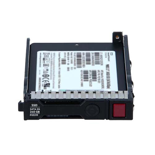 P05319-001 HP 240GB Multi-Level Cell SATA 6Gb/s Read Intensive 2.5-Inch Solid State Drive with Smart Carrier for ProLiant Server DL360 Gen10
