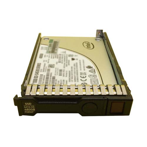 P08567-001 HP 480GB SATA 6Gb/s Hot Swappable Read Intensive 2.5-Inch Solid State Drive