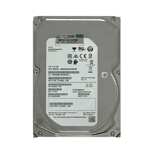 P12339-003 HP 4TB 7200RPM SAS 12Gb/s 3.5-Inch Hard Drive