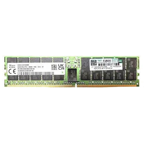P43333-0A1 HP 64GB 2Rx4 DDR5 PC5-4800 RDIMM Server Memory