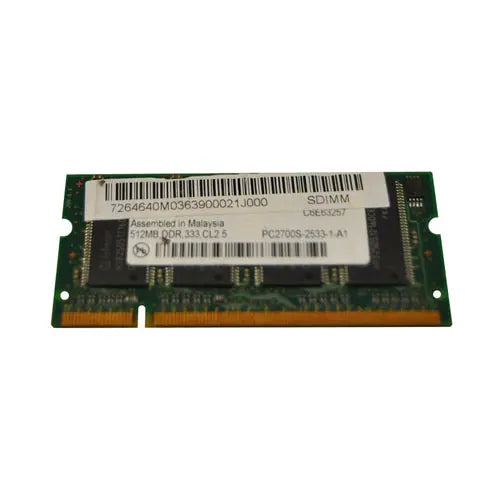 PC2700S-2533-1-A1 - HP 512MB PC2700 DDR-333MHz non-ECC Unbuffered CL2.5 200-Pin SoDimm Memory Module