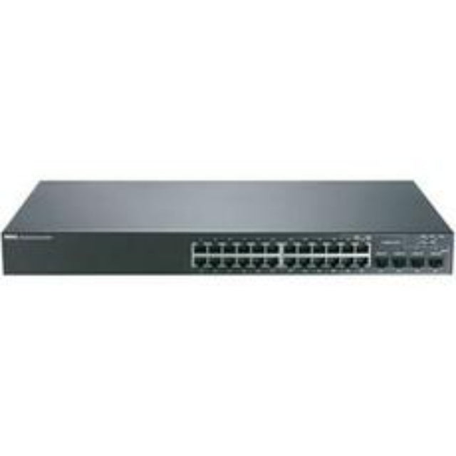 PowerConnect 6024 24 x Ports 1000Base-T + 8 x Combo SFP Ports 10/100/1000Base-T Layer3 Managed 1U Rack-mountable Gigabit Ethernet Fiber Switch