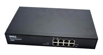 Dell - PCT2808 - Powerconnect 2808 8-Ports RJ-45 10/100/1000Base-T Manageable Layer 3 Rack-mountable Gigabit Ethernet Switch
