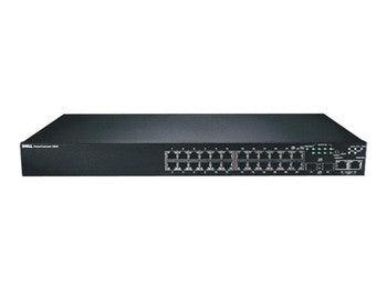 Dell - PCT3524 - Powerconnect 3524p 24-Ports SFP 10/100/1000Base-T PoE Manageable Layer 2 and Layer 3 Rack-mountable Fast Ethernet Switch