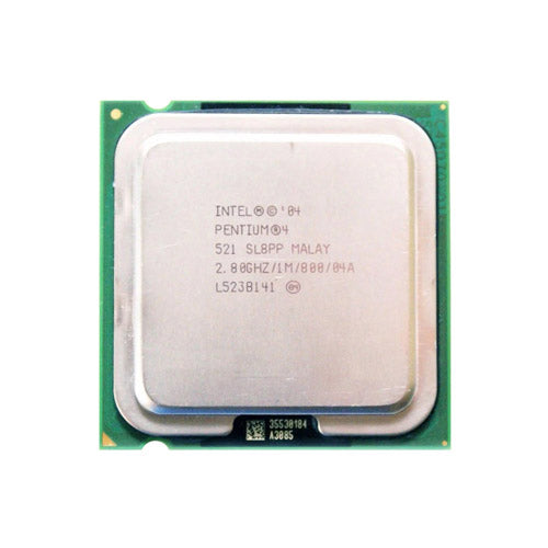 UT710 Dell 2.80GHz 800MHz FSB 1MB L2 Cache Socket LGA775 Intel Pentium 4 521 Single-Core Processor