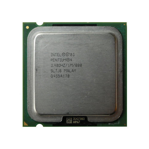 M8964 Dell 3.40GHz 800MHz FSB 1MB L2 Cache Socket LGA775 Intel Pentium 4 550 Single-Core Processor