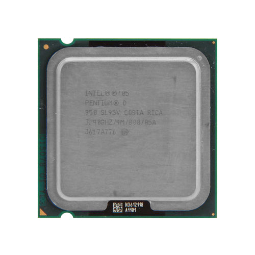 YH754 Dell 3.4GHz 800MHz FSB 4MB L2 Cache Socket LGA775 Intel Pentium D 950 Dual-Core Processor