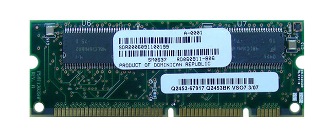 Q2453ANC HP 8MB Flash 64MB SDRAM Combo Firmware DIMM Memory for LaserJet 4200/4300 Series Printer